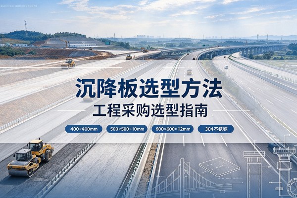都昌沉降板选择方法