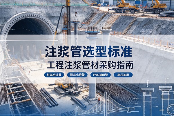 都昌注浆管选型标准