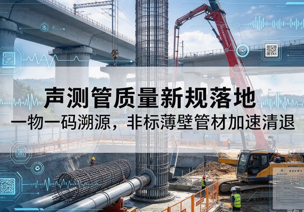 都昌声测管质量新规落地，一物一码溯源，非标薄壁管材加速清退